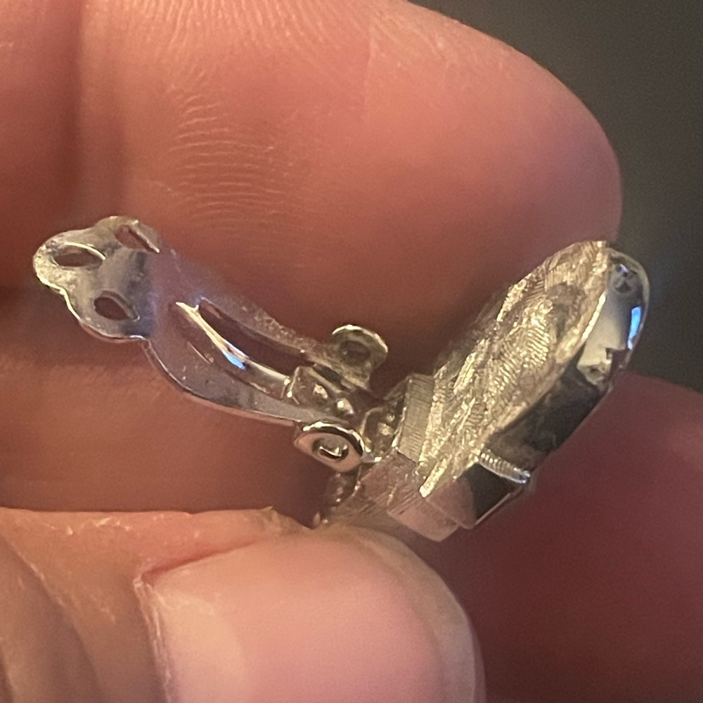 Givenchy Silver Tone Geometric Drop Earrings - image 6